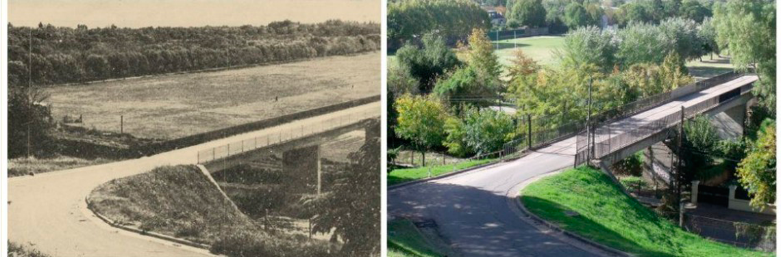 antes y despues del puente del bajo